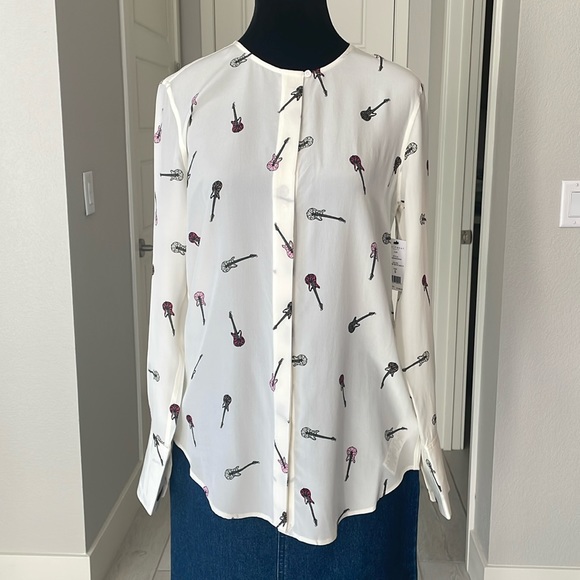 NWT Equipment Femme 💯Silk Top Size S - Picture 2 of 15